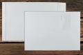 [25506] Faltentaschen 229x324 mm C4 Offsetpapier Weiß 120 g/m² 